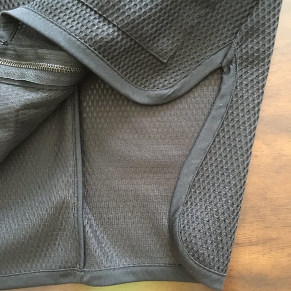 Zara Black Long Mesh Sport Hooded Jacket High Low - Picture 8 of 11